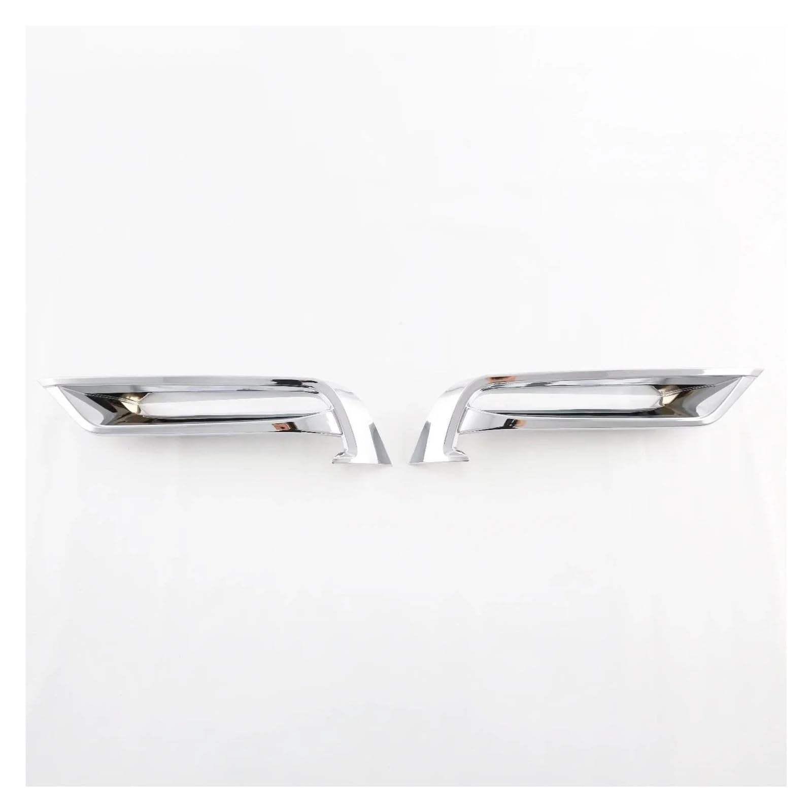 Frontstoßstange Spoiler Für HR-V Für Vezel 2022 2023 2024 Chrom Front Nebel Licht Lampe Abdeckung Trim Foglight Protector Nebelscheinwerfer Stoßstange Frontstoßstange Lip(ABS Chrome Plastic) von Cvgffs