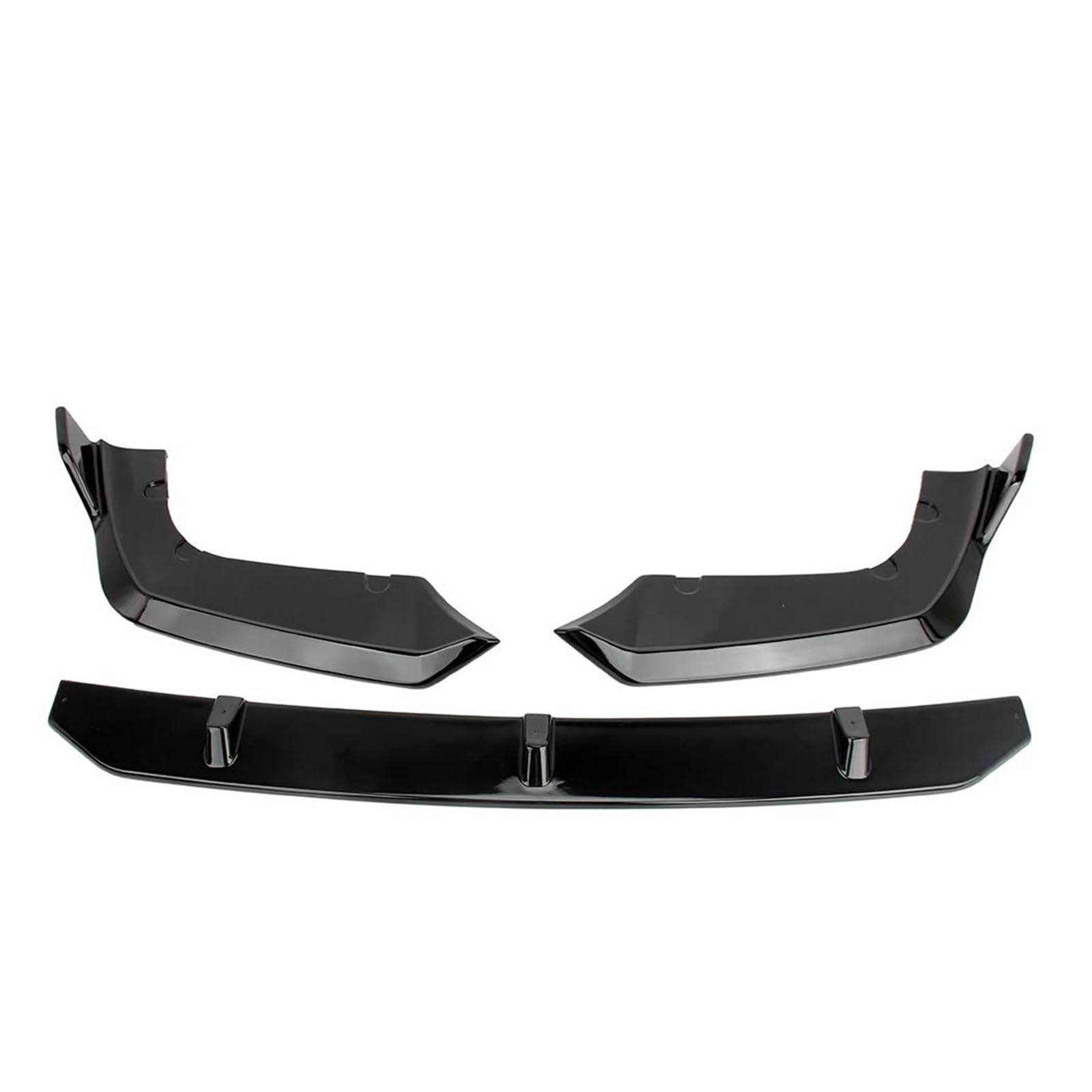 Frontstoßstange Spoiler Für X5M/F95 2020 2021 2022 2023 3 Bühne Front Lip Splitter Spoiler Seite Unteren Splitter Körper Kit Frontstoßstange Lip(Carbon Printed) von Cvgffs