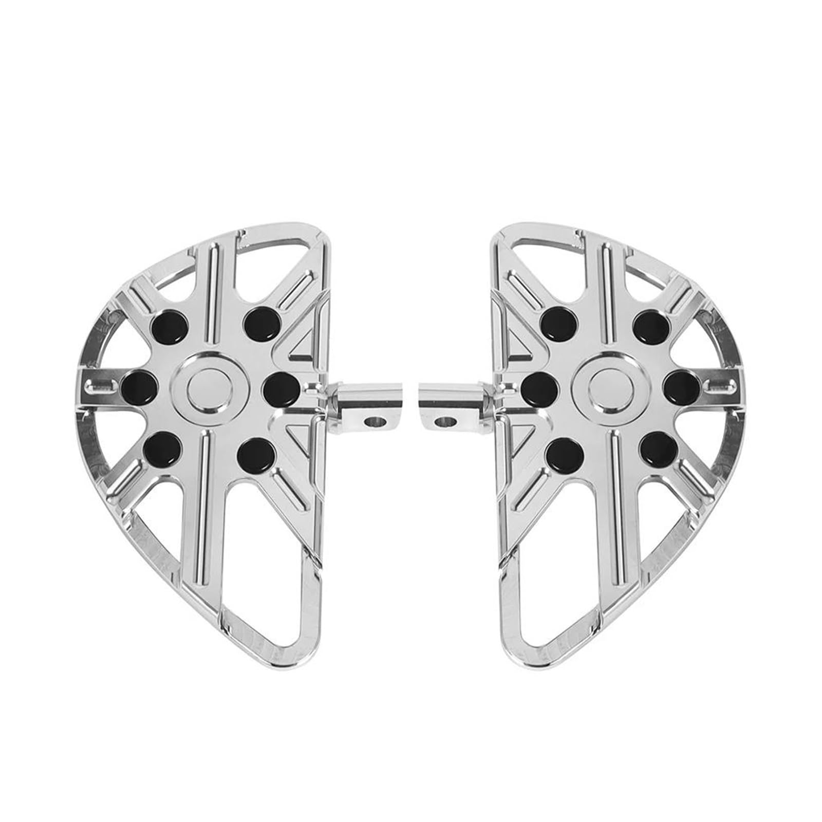 Fußrasten Motorrad Für Softail Für Touring Für Dyna Für Road Für Glide Motorrad Fahrer Diele Männlich Montieren Hinten/Vorne Fuß Rest Pegs Pedal Motorrad Fußrasten(Chrome Rear Footrest) von Cvgffs