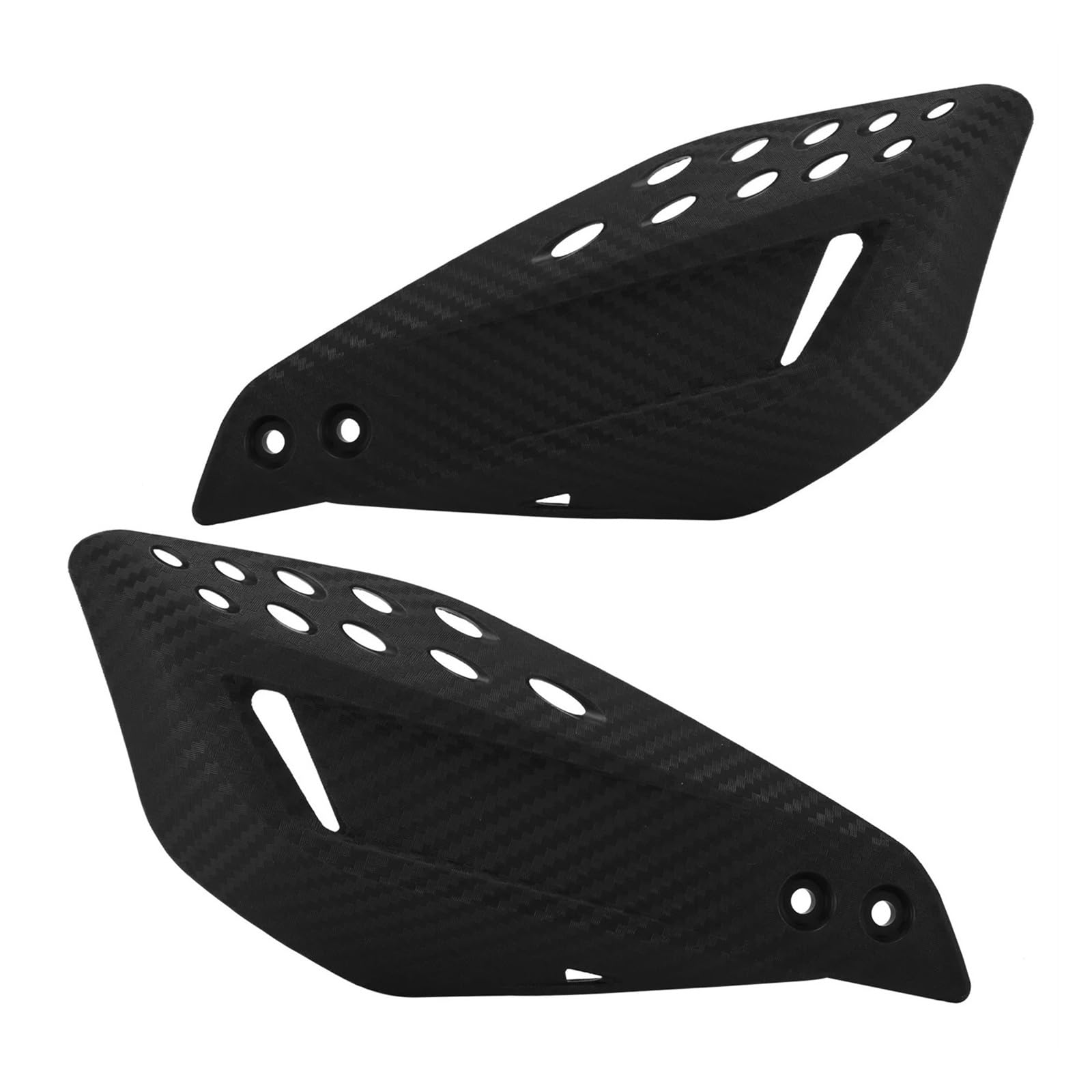 Handschutz Motorrad 1 Paar Schützende Bremshebel, Ausgehöhlter Windschutzscheiben-Anti-Drop-Handschutzgriff Für Off-Road-Motorräder Lenker Hand Guards(Schwarz) von Cvgffs