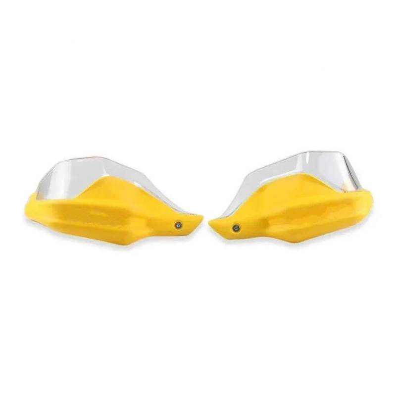 Handschutz Motorrad Für CFMOTO 400GT 400 GT 400MT 650 GT 650GT 800 400 MT 800MT Motorrad Handprotektoren Motorrad Zubehör Lenker Handprotektoren Protektoren Lenker Hand Guards(Yellow White) von Cvgffs