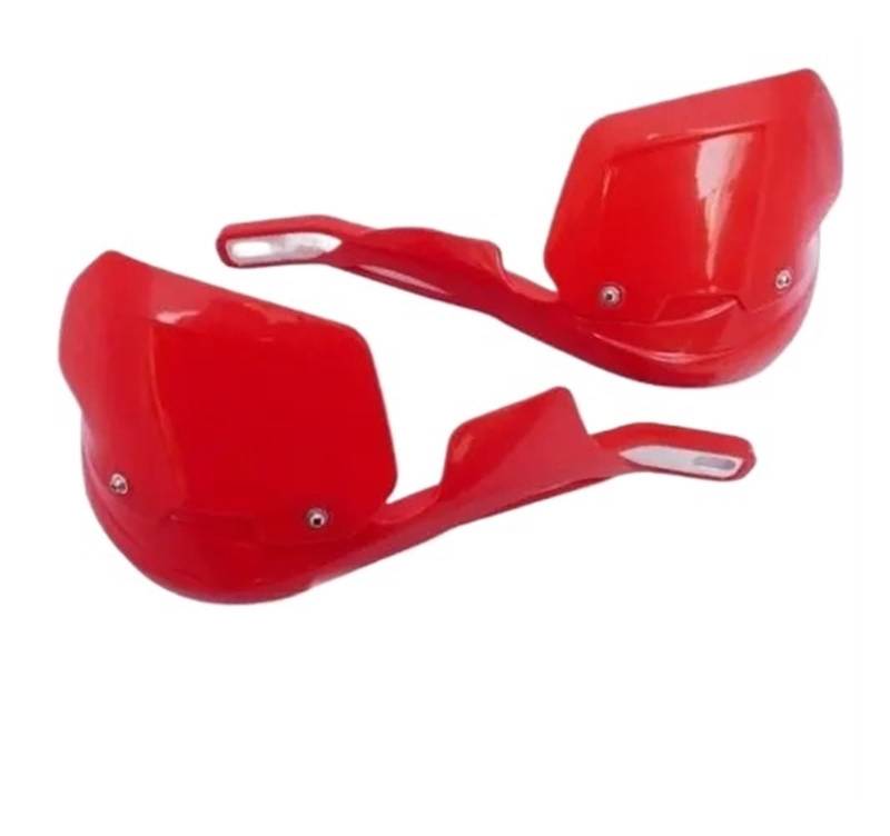 Handschutz Motorrad Für Kawasaki Off Road Suprmoto Moto Dirt Bike Motorrad 1-1/8 "Handschutz Erhöhung Handschutz Lenker Hand Guards(Red) von Cvgffs