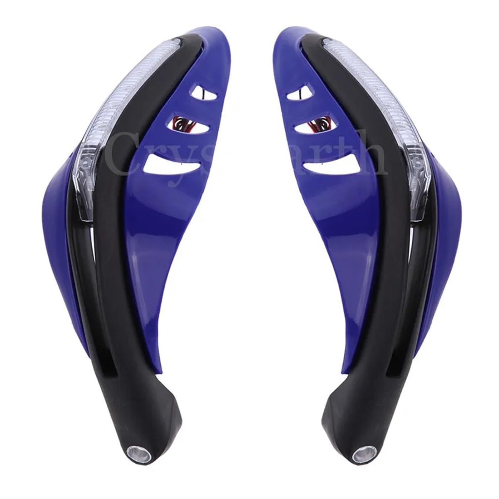 Handschutz Motorrad Für TDM850 TDM900 TDM 850 900 FZ6N FZ6 FZ8 FZ1 Universal Motorrad 7/8" Handschutz 22mm Handschutz W/LED Blinker Anzeige Lenker Hand Guards(Blau) von Cvgffs