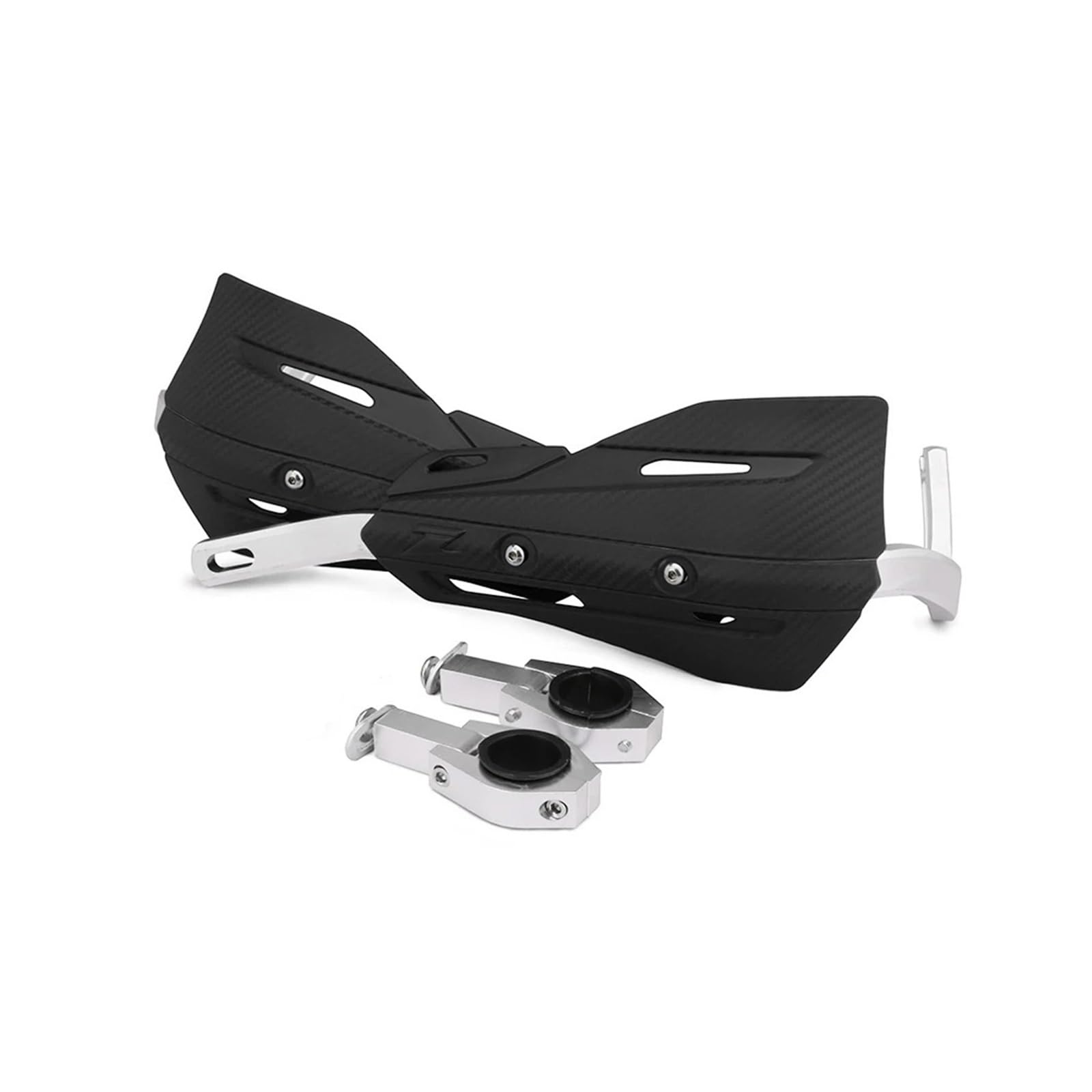 Handschutz Motorrad Universal Für Kawasaki CR CRF SX XCF 22MM 28MM Handschutz Griff Bar Schutz Lenker Hand Guards Motorrad Zubehör Lenker Hand Guards(Schwarz) von Cvgffs