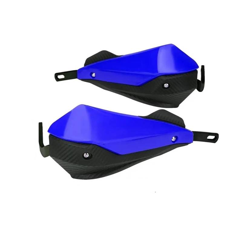 Handschutz Motorrad Universal Schutzausrüstung Motorrad Lenker Schutz Motorrad Handschutz Handschutz Schild Winddicht Moto Zubehör Lenker Hand Guards(Black Blue) von Cvgffs