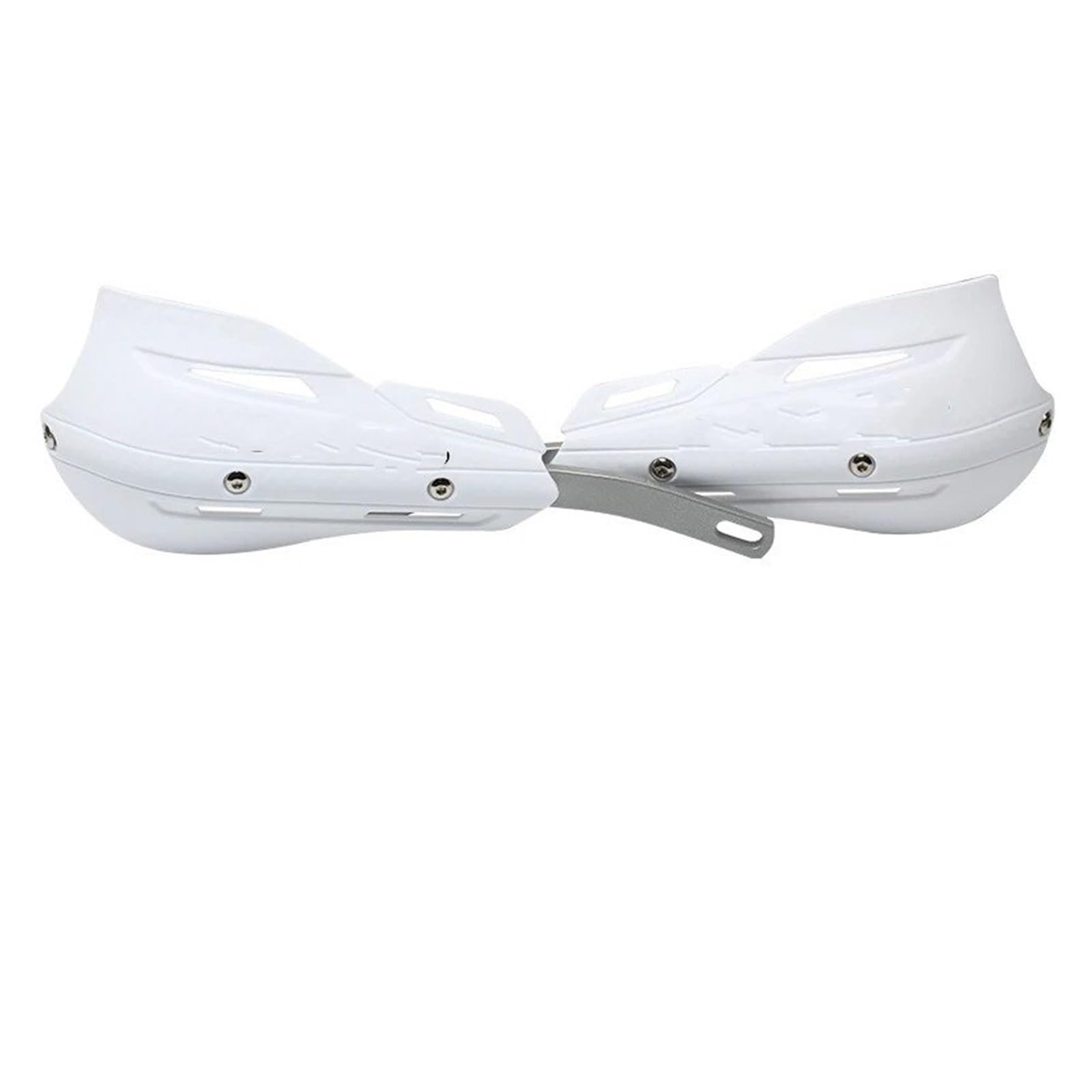 Handschutz Motorrad Universell Für Motorrad MX Motocross Racing ATV Quad KAYO Surron 7/8" 22mm-11/8 28mm Dirt Bike Handprotektoren Handschützer Lenker Hand Guards(White) von Cvgffs