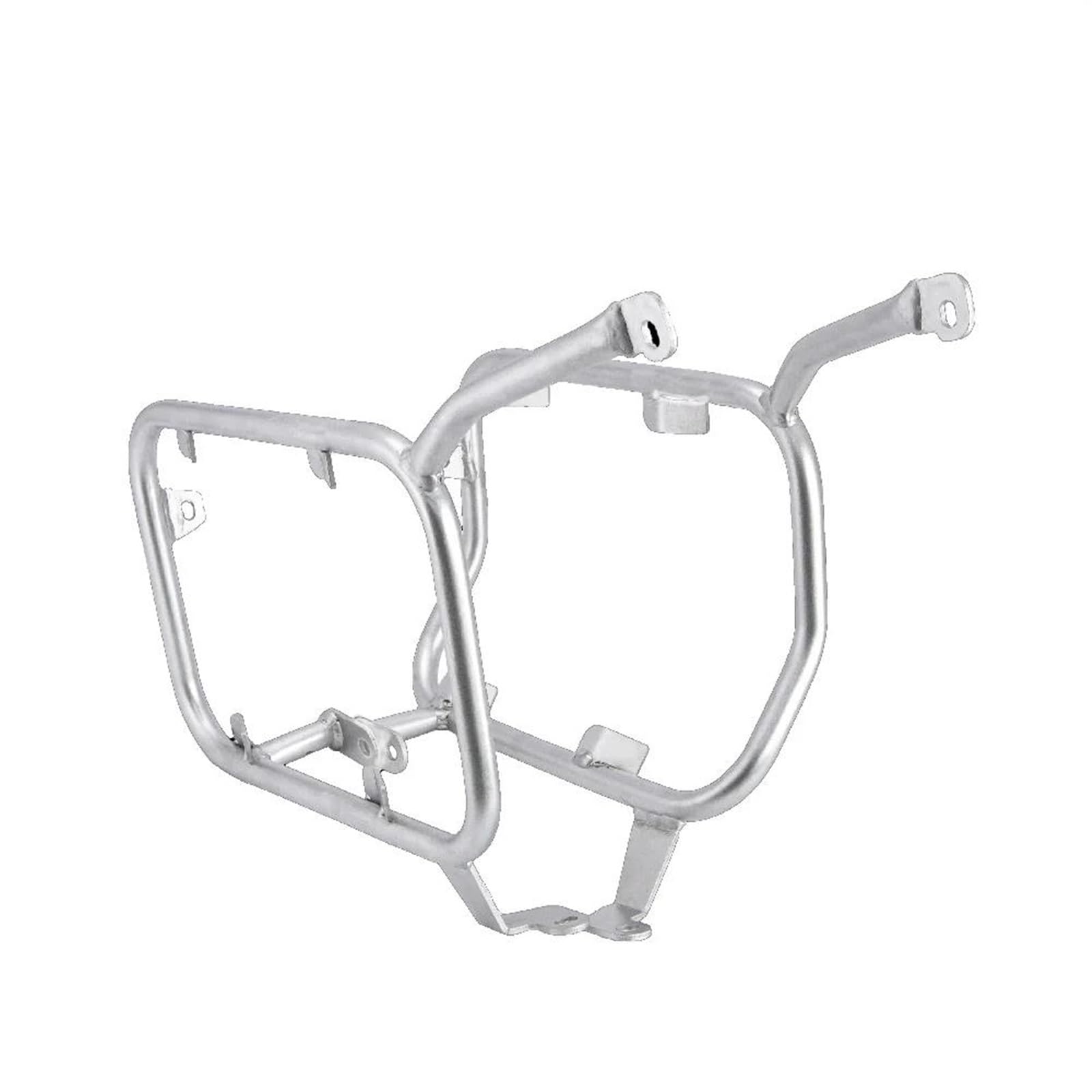 Motorrad Heckgepäckträger Motorrad-Packtaschen-Rack-Rahmen Für X-ADV750 XADV 750 2021 2022 2023 Sidebox Sattelgepäck Seitenhalterung Pannier Hinterradgepäckträger(Silber) von Cvgffs