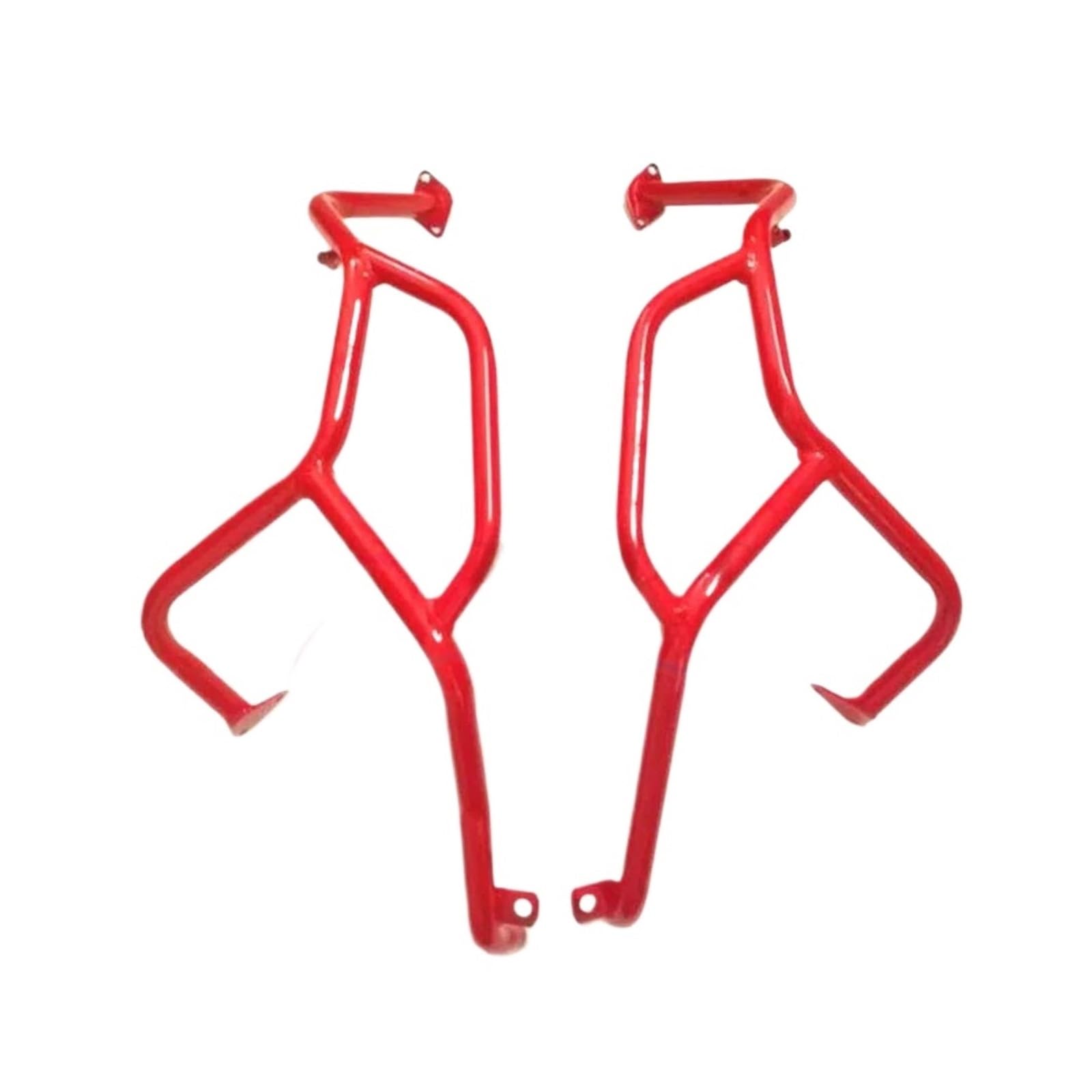 Motorrad Sturzbügel Für F800GS Für F700GS F650GS 2008 2009 2010 2011-2017 Rot Schwarz Sliver Motorrad Oberer Motorschutz Crash Bar Protector Motorrad Autobahn Sturzbügel(Upper Guard Red) von Cvgffs