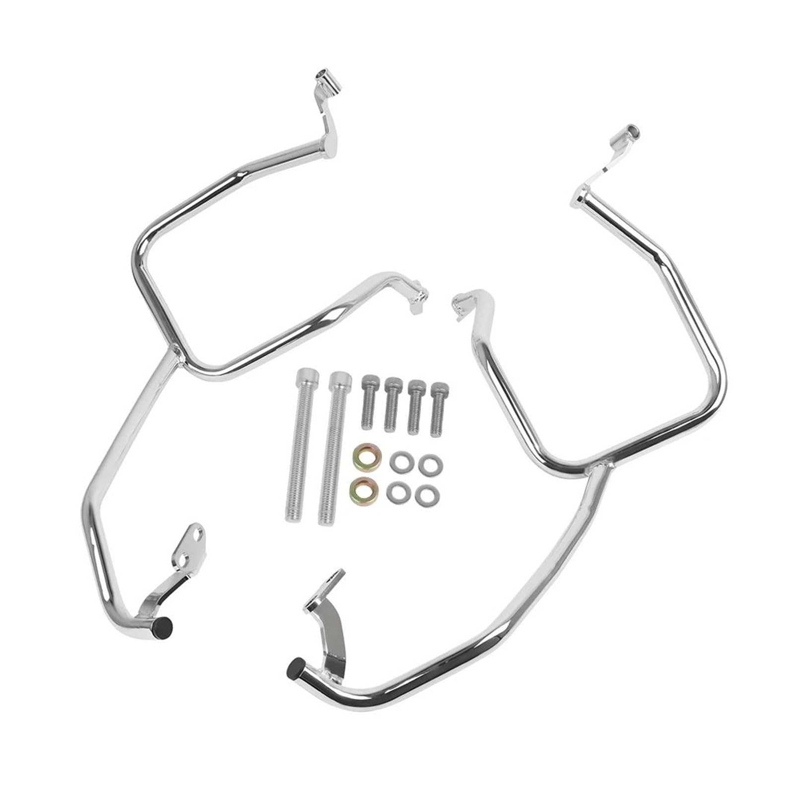 Motorrad Sturzbügel Für R18B R18TC R18 Classic TC R18 BR 18 B 2020-2023 Motorrad Crash Bars Seite Box Stoßstange Motor Schutz Stunt Käfig Schutz Motorrad Autobahn Sturzbügel(Chrome) von Cvgffs