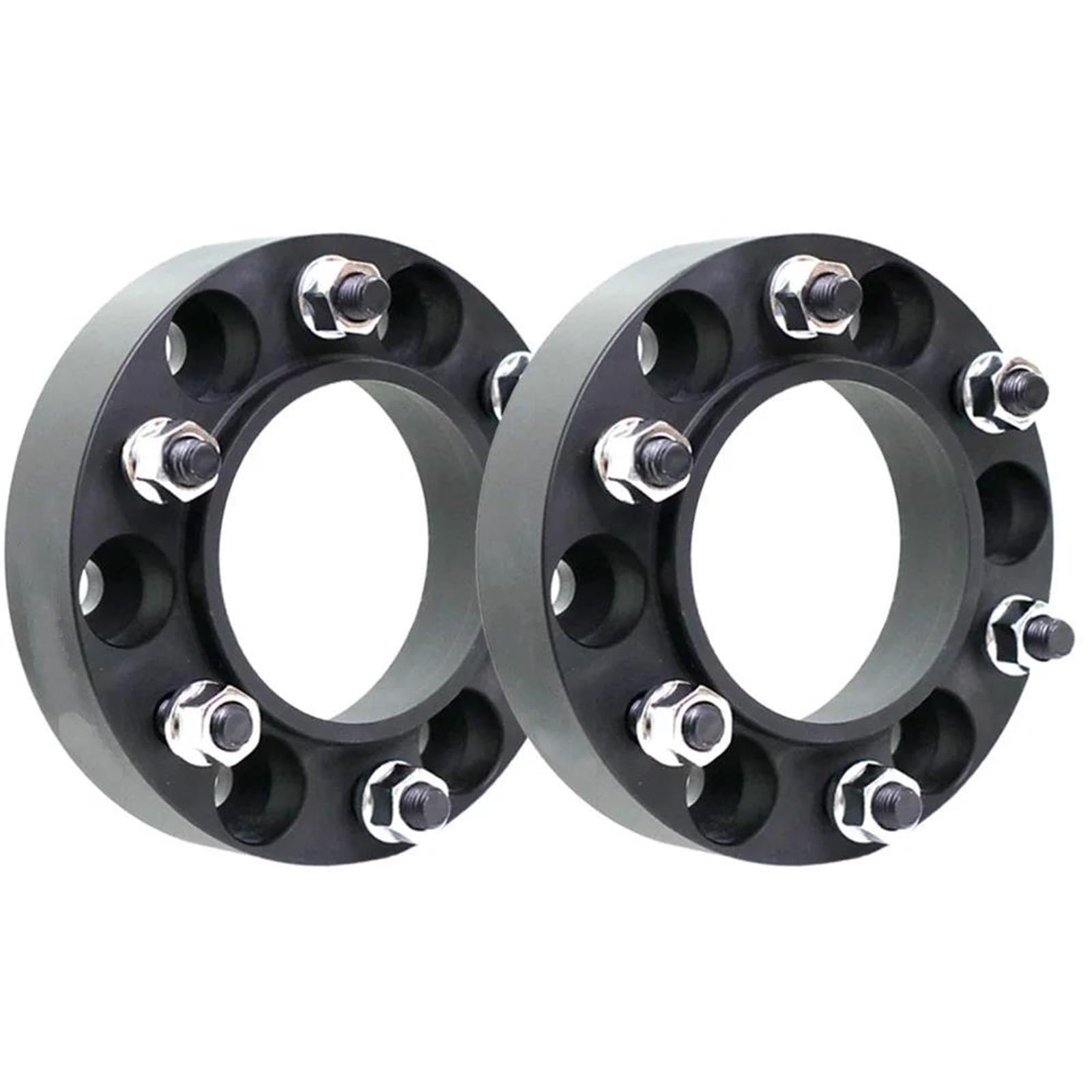 Rad Distanzscheiben 2 STÜCKE 6x139,7 CB 100,1 Aluminium Auto Rad Spacer Adapter Für Great Wall GWM KÖNIG K0NG POER P-Series PAO POER UTE Steed 5 WINGLE 5 Spurverbreiterungen(2PCS Black 38mm) von Cvgffs