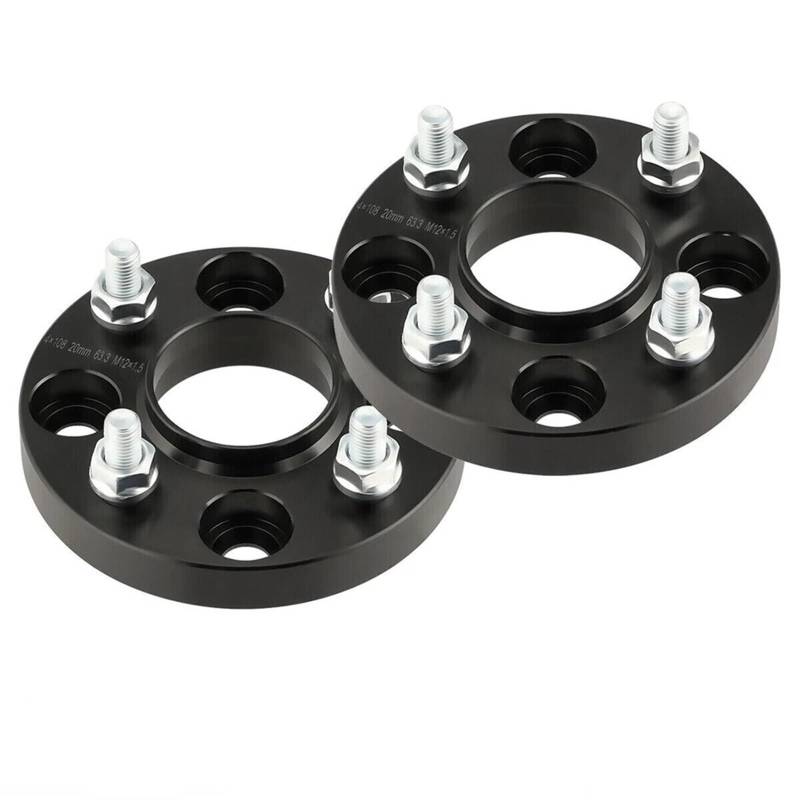 Rad Distanzscheiben 2 Stück Für Ford Für Fiesta ST150 Mk6 / Mk7 2x20mm Hubcentric Spurverbreiterungen 4x108 CB 63,3mm Spurverbreiterungen von Cvgffs