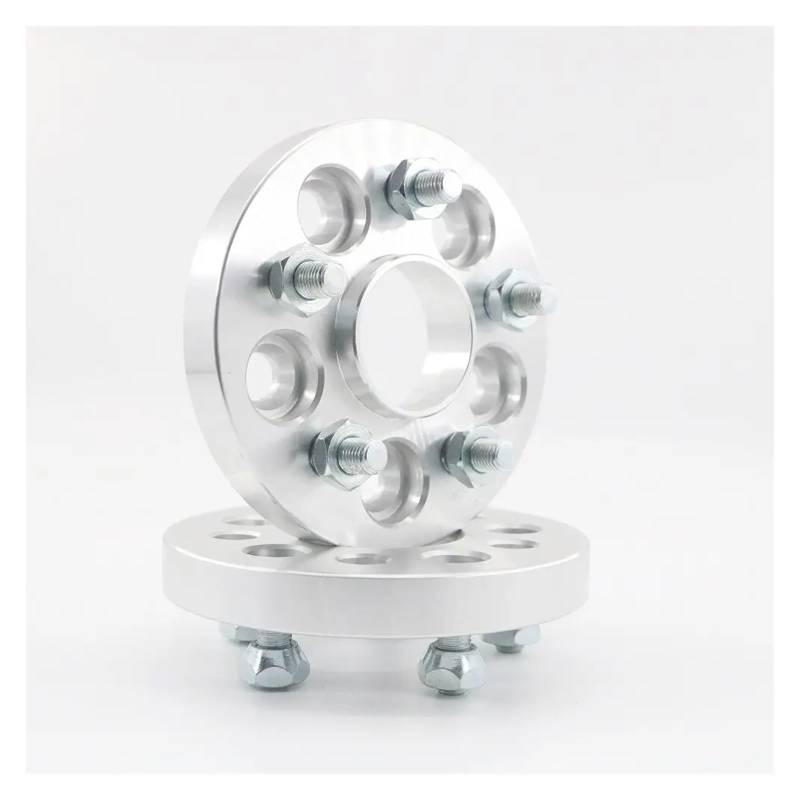 Rad Distanzscheiben 2 Stücke Spurverbreiterungen Adapter Aluminium PCD 5x100 CB 56,1 Dicke 15mm / 20mm Bolzen 12x1,5 Auto Felgen Zubehör Spurverbreiterungen(15mm) von Cvgffs