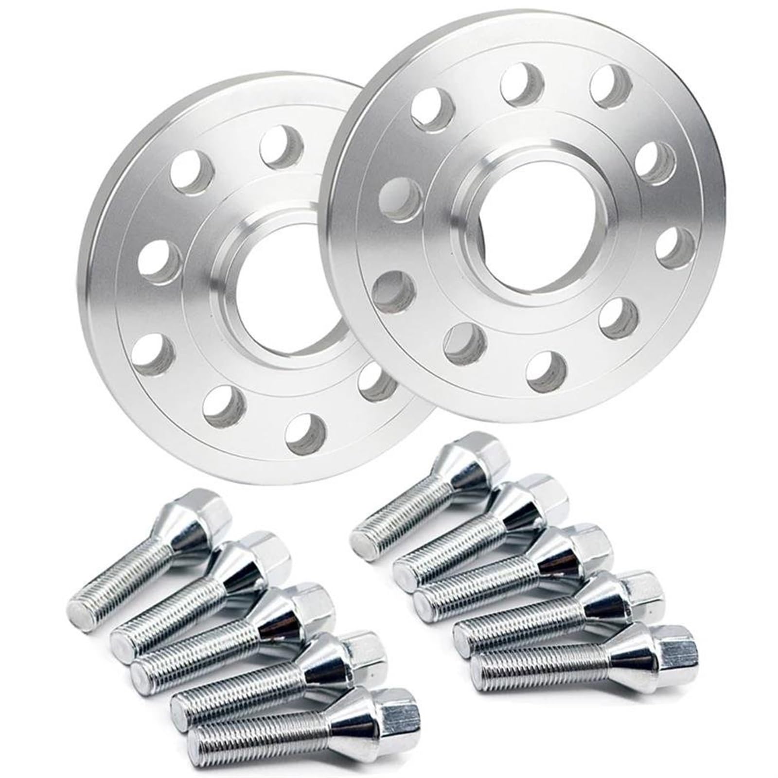 Rad Distanzscheiben 2 Teile/los: 15mm/20mm Spurverbreiterungen 5x100 5x11 2 57,1mm Centric Radnaben-Distanzscheiben-Unterlegscheibe + Radschrauben 14X1,5 Spurverbreiterungen(15mmspacer40mmbolts) von Cvgffs