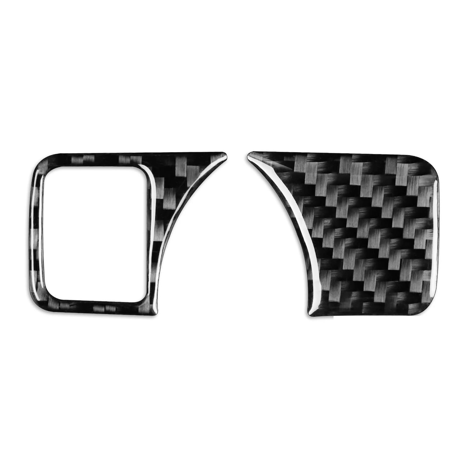 Schalttafelabdeckung Trims Für Benz C-Klasse W204 2012-2014 Carbon Fiber Zentrale Steuerung Übertragung Instrument Panel Surround Panel Schutz Rahmen Trim Aufkleber(Headlight Button A) von Cvgffs