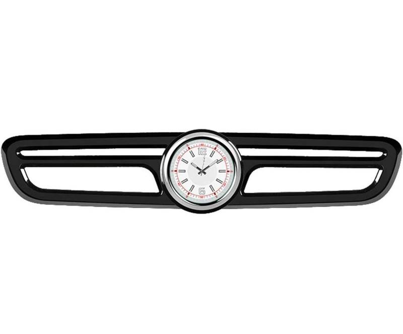 Schalttafelabdeckung Trims Für Benz Für GLC/C/E Klasse W205 W213 X253 2015-2022 Center Konsole Getriebe Klimaanlage Quarz Uhr Uhr Panel Schutz Rahmen Trim Aufkleber(White B) von Cvgffs