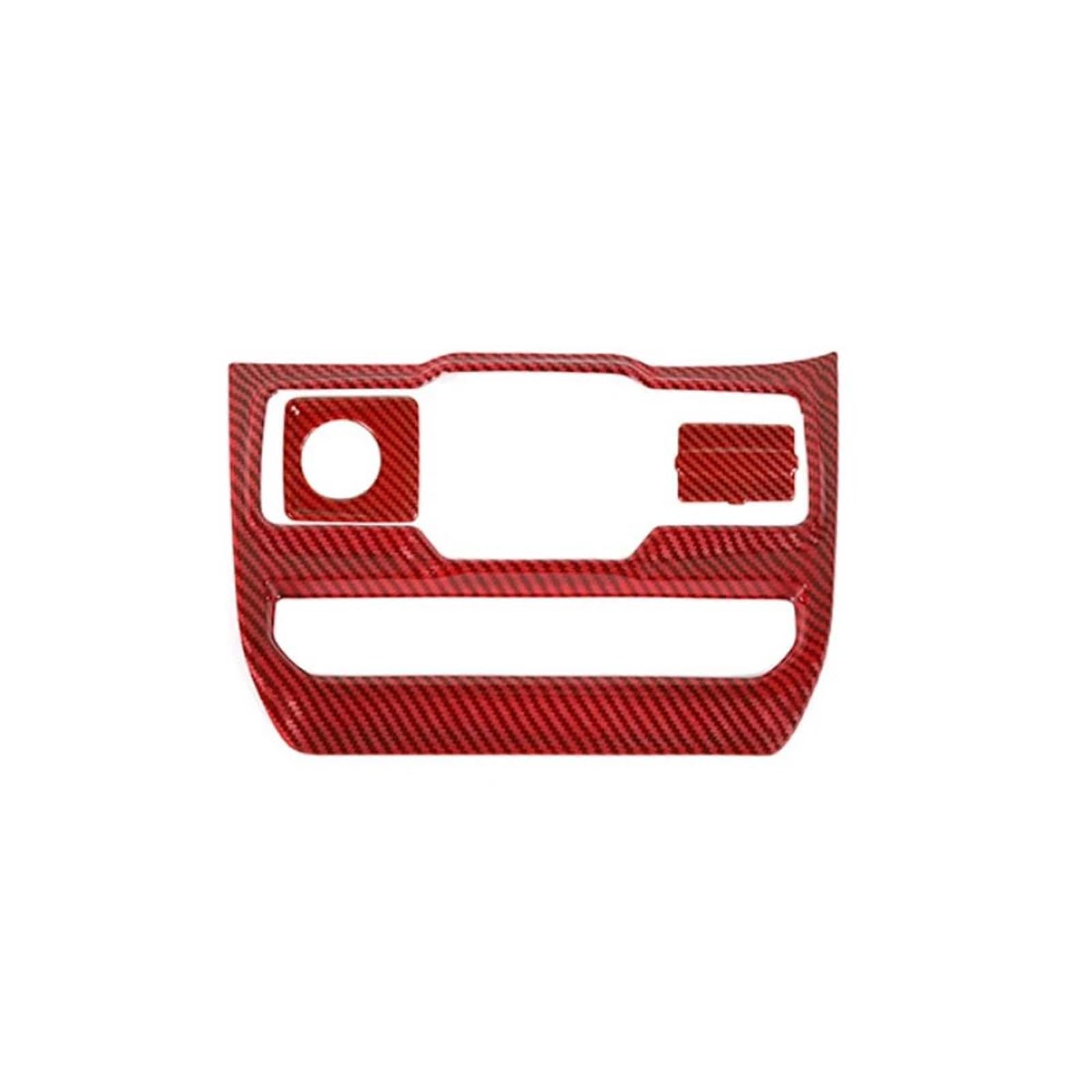 Schalttafelabdeckung Trims Für Jeep Für Wrangler JL Für Gladiator JT 2018-2023 Zigarettenanzünder/USB-Buchsenverkleidung/Fenstersteuerung Dekorationsabdeckung Panel Schutz Rahmen Trim Aufkleber(Red Ca von Cvgffs