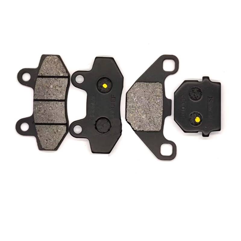 Scheibenbremsbeläge Für FB Für Mondial Für HPS Für 125 Motorrad Vorne Und Hinten BrakePads Disc Bremsbeläge Bremsklötze Motorrad(1 Set) von Cvgffs