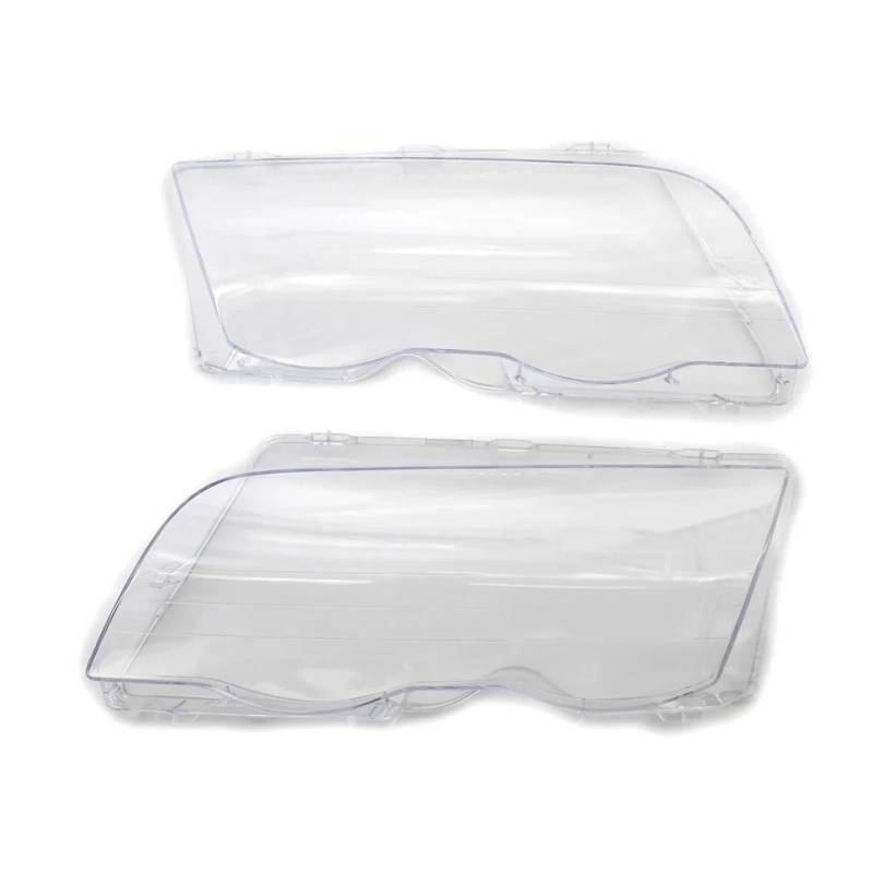 Scheinwerferglas Für E46 3 Serie 4 Tür 1998-2001 Auto Scheinwerfer Abdeckung Lampenschirm Transparent Helle Shell Abdeckung Scheinwerfer Streuscheibe(Left and right) von Cvgffs