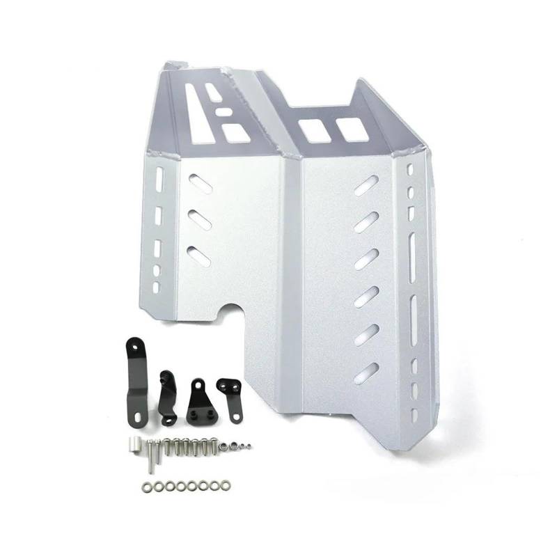 Unterfahrschutz für Motorräder Für CB400X 2019-2021 CB400 X Motorrad CNC Aluminium Skid Plate Fußstützen Bash Rahmen Motorschutzabdeckung Chassis Protector Motorschutz Chassis(Silber) von Cvgffs