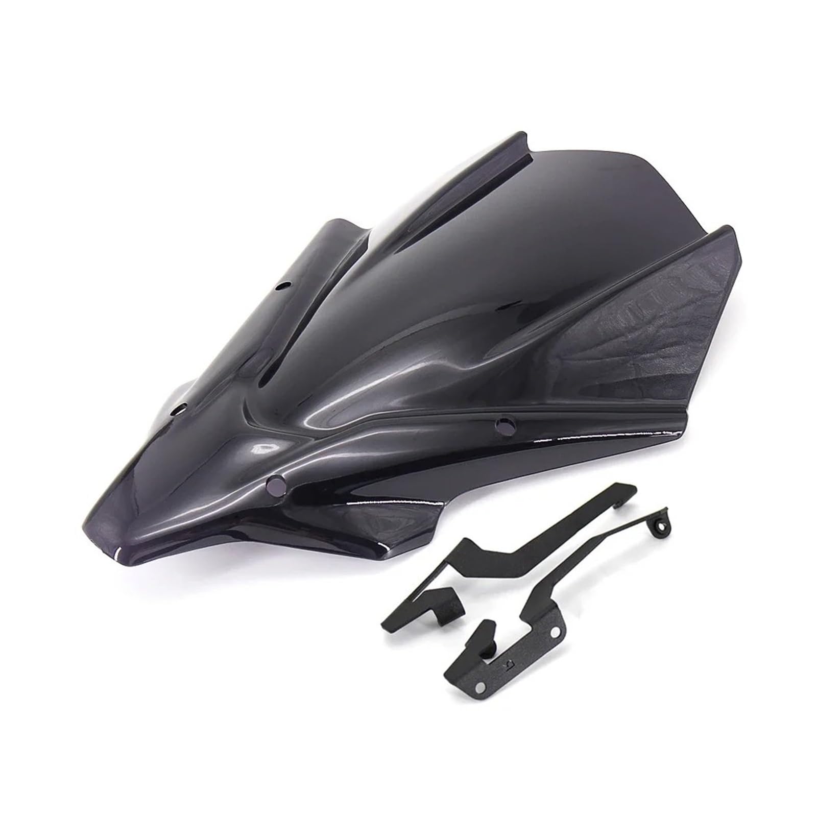 Windschutz Motorrad Windschild Für MT-07 2021- Motorrad Windschutzscheibe Windschutzscheibe Frontscheibe Zubehör Moto Windschild(2) von Cvgffs