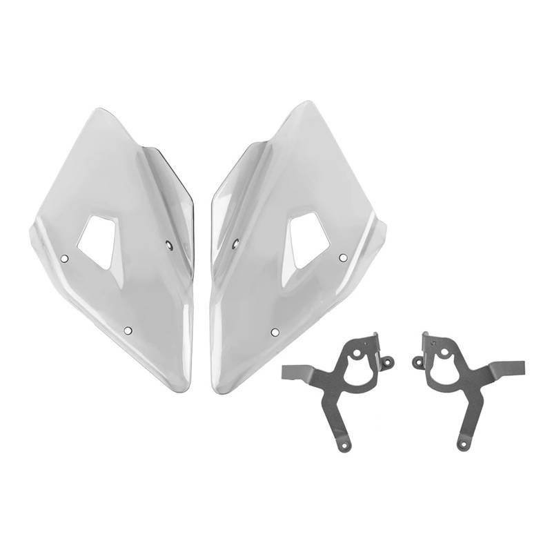 Windschutz Motorrad Windschild Für R1200GS 2013 Für R1250GS Für F750GS Für F850GS 2018-2023 Seite Windabweiser Motorrad Windschutzscheibe Flügel Moto Windschild(1) von Cvgffs