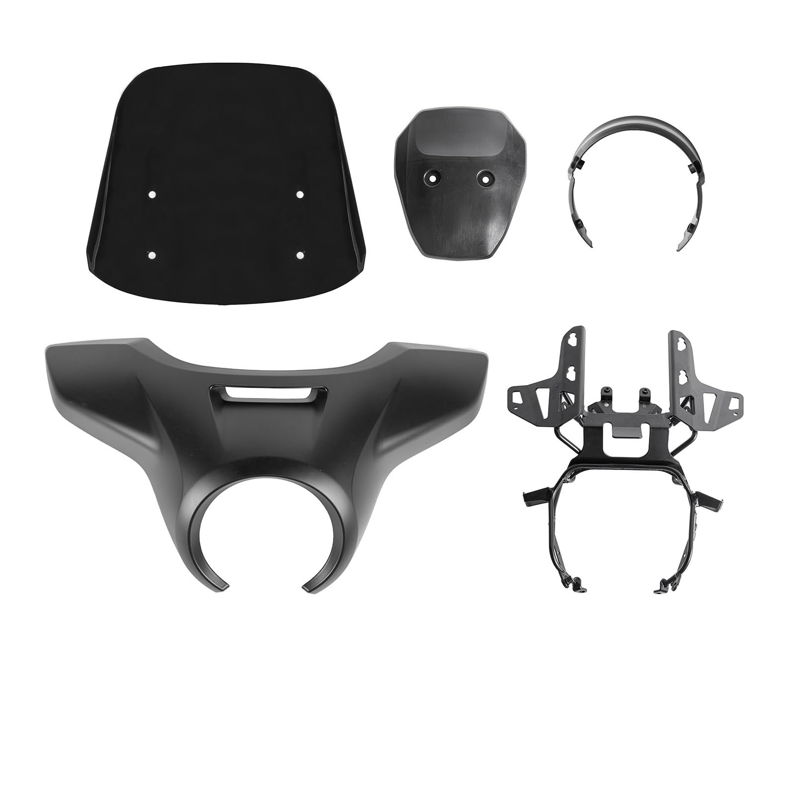 Windschutz Motorrad Windschild Für Rebel Für CMX Für CM1100 2021-2024 Windschutzscheibe Windschutzscheibe Motorrad Scheinwerfer Abdeckung Verkleidung Bildschirm Moto Windschild(2) von Cvgffs