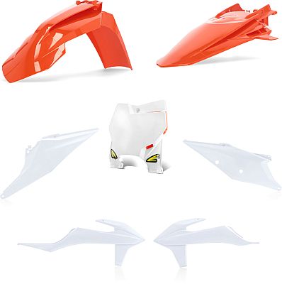 Cycra MX, Replika-Set 5-teilig - Orange/Weiß (Replika 21) von Cycra