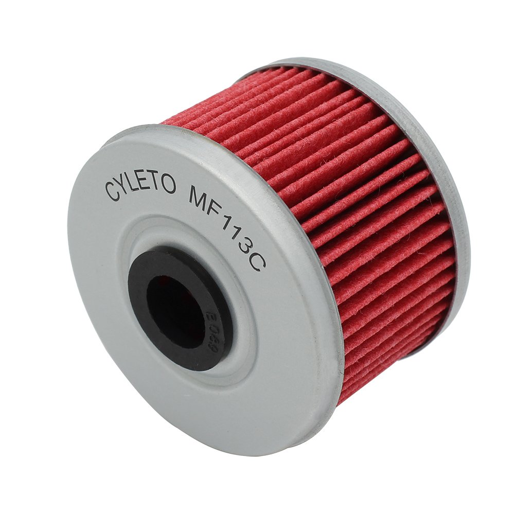 Cyleto Ölfilter für Honda XL125V XL125 V VARADERO 125 2001 2002 2003 2004 2005 2006 2007 2008 2009 2010 / XL125V VARADERO DE LUXE 2011 von Cyleto