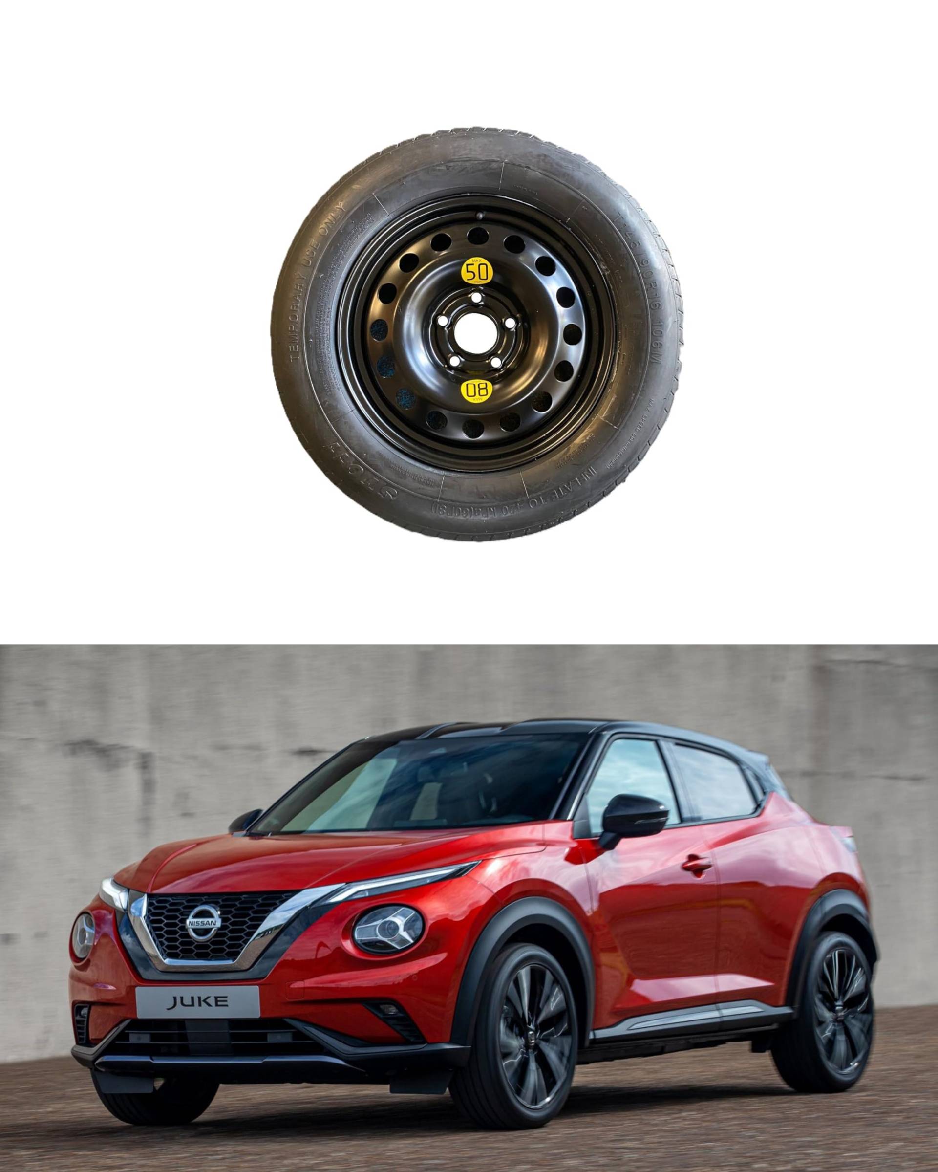 Ersatzrad, 40,6 cm (16 Zoll), passend für Nissan Juke (F16) 145/90R16 von D'ANGELO 1988