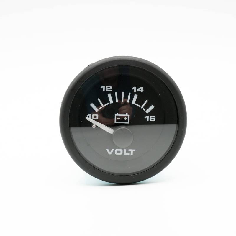 D&W The Motion Corporation DuW Voltmeter Premier Pro schwarz Anzeigenbereich 10-16 Volt von D&W The Motion Corporation