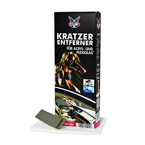 D&W 41042 Kratzer-Entferner-Set für Acryl- und Plexiglas, 4-teilig von D&W