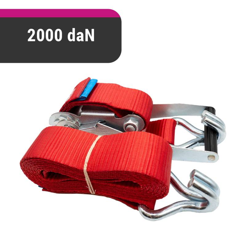 D&W Autotransport Spanngurt 50mm x 3m 2000 daN + 1x Strap 45 cm von D&W