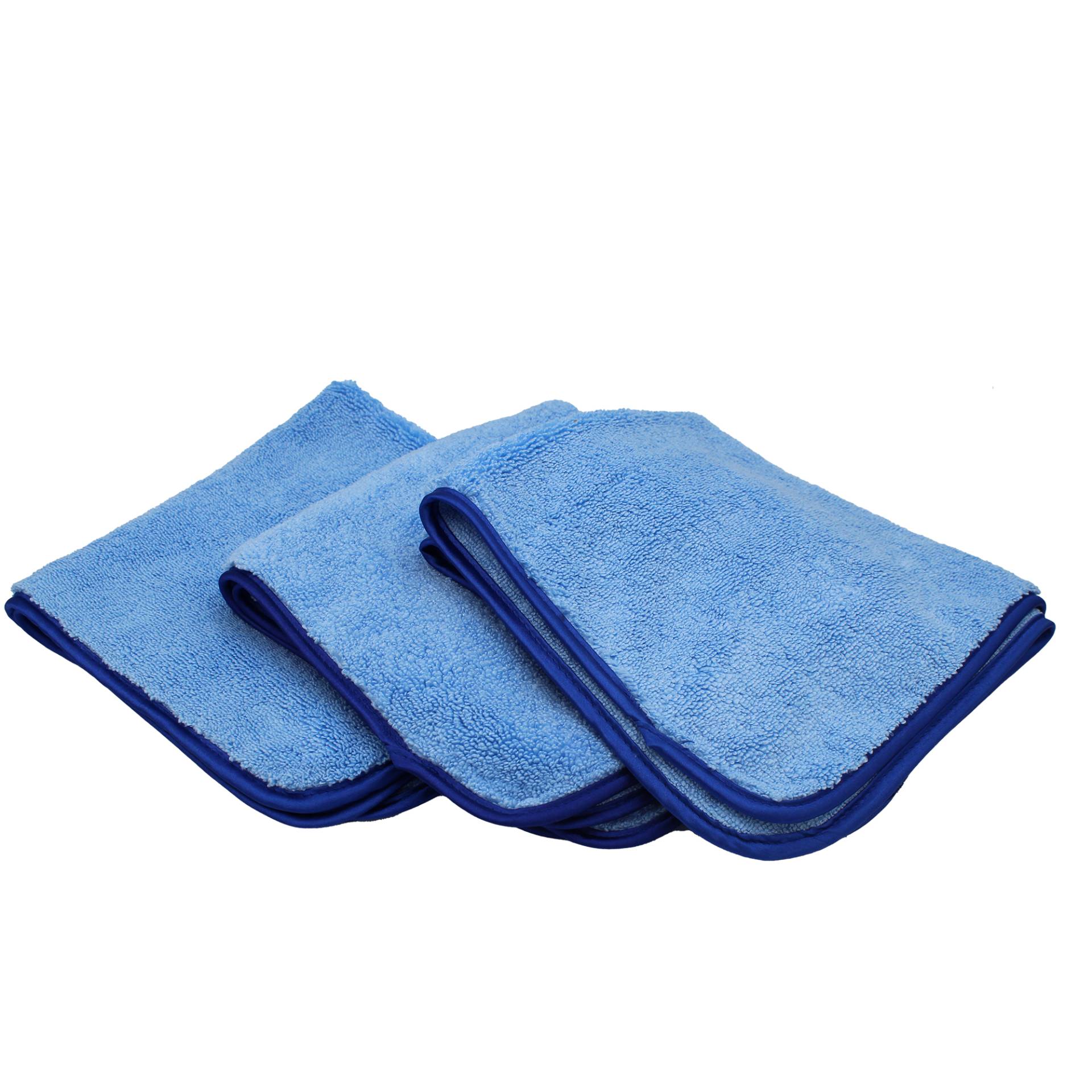 D&W Microfaser Trockentuch 40x40cm blau 500g/m² 3 Stück von D&W