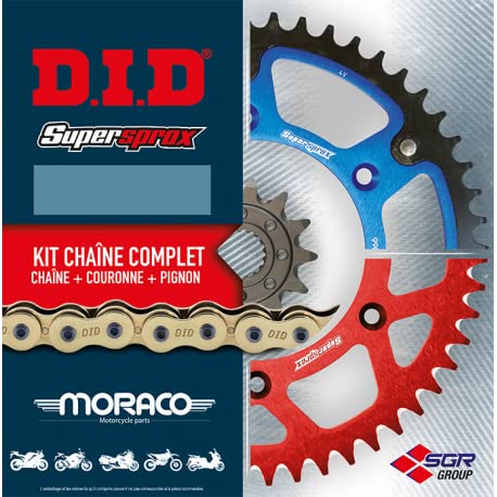 D.I.D Supersprox Motorrad-Ketten-Set, kompatibel mit Suzuki 125 RM 92-93 von D.I.D