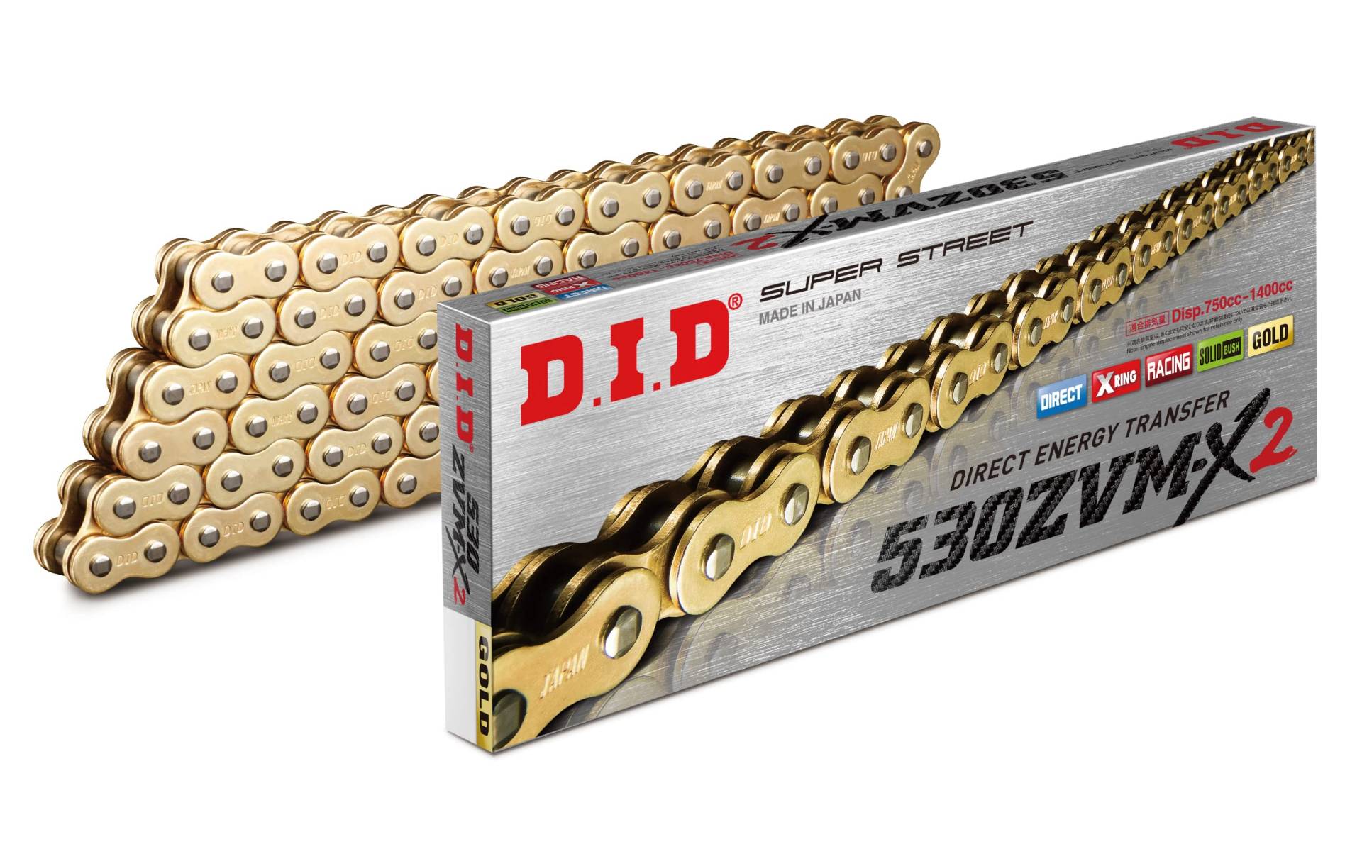 D.I.D Unisex-Adult 530ZVM-X2GG/114N Antriebskette, Other, One Size von D.I.D Racing Chain