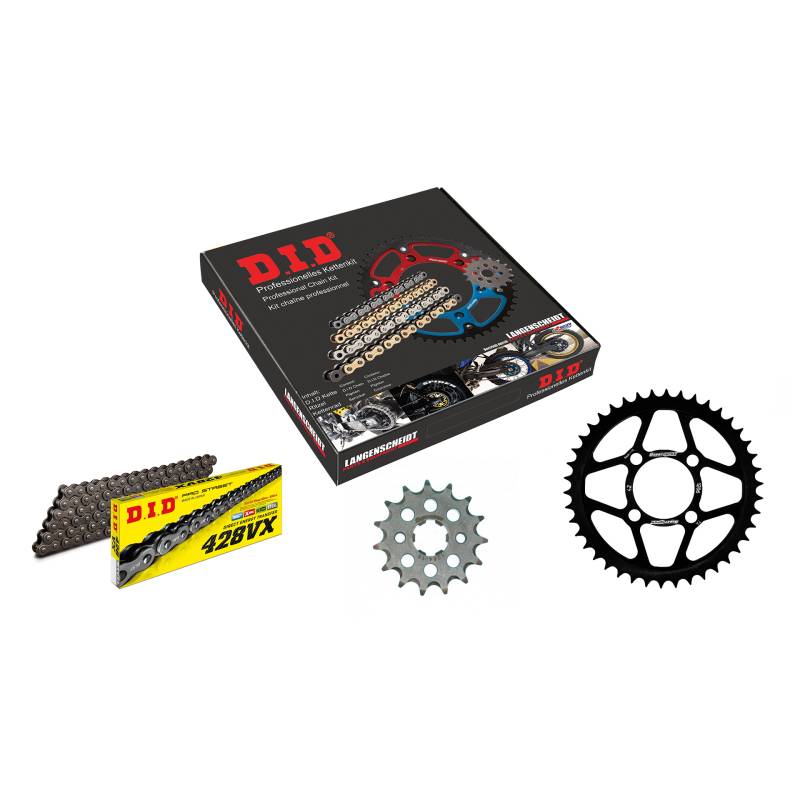 D.I.D. Kettenkit 428VX Clip X 15/42/124 für CBR 125 R 2004-2010 von D.I.D.