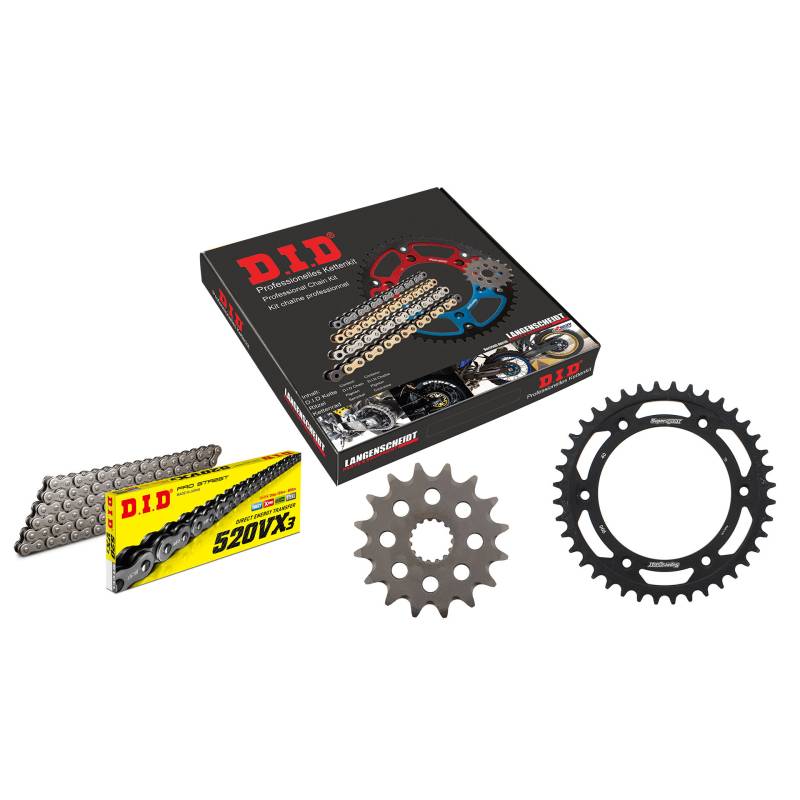 D.I.D. Kettenkit 520VX3 Niet X 16/40/114 für KTM Duke/SM/SMC 690 20 von D.I.D.