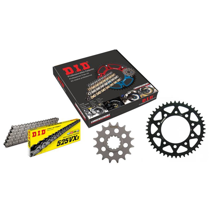 D.I.D. Kettenkit 525VX3 Niet X 16/44/108 für CBR 600 F 1999-2000 von D.I.D.