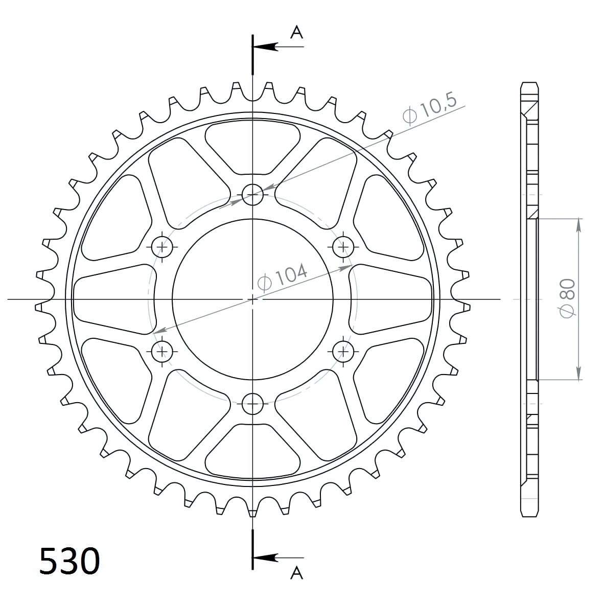 D.I.D. Kettenkit 530VX3 Niet X 16/41/110 für Kawa ZX-9 R 1998-2001 von D.I.D.