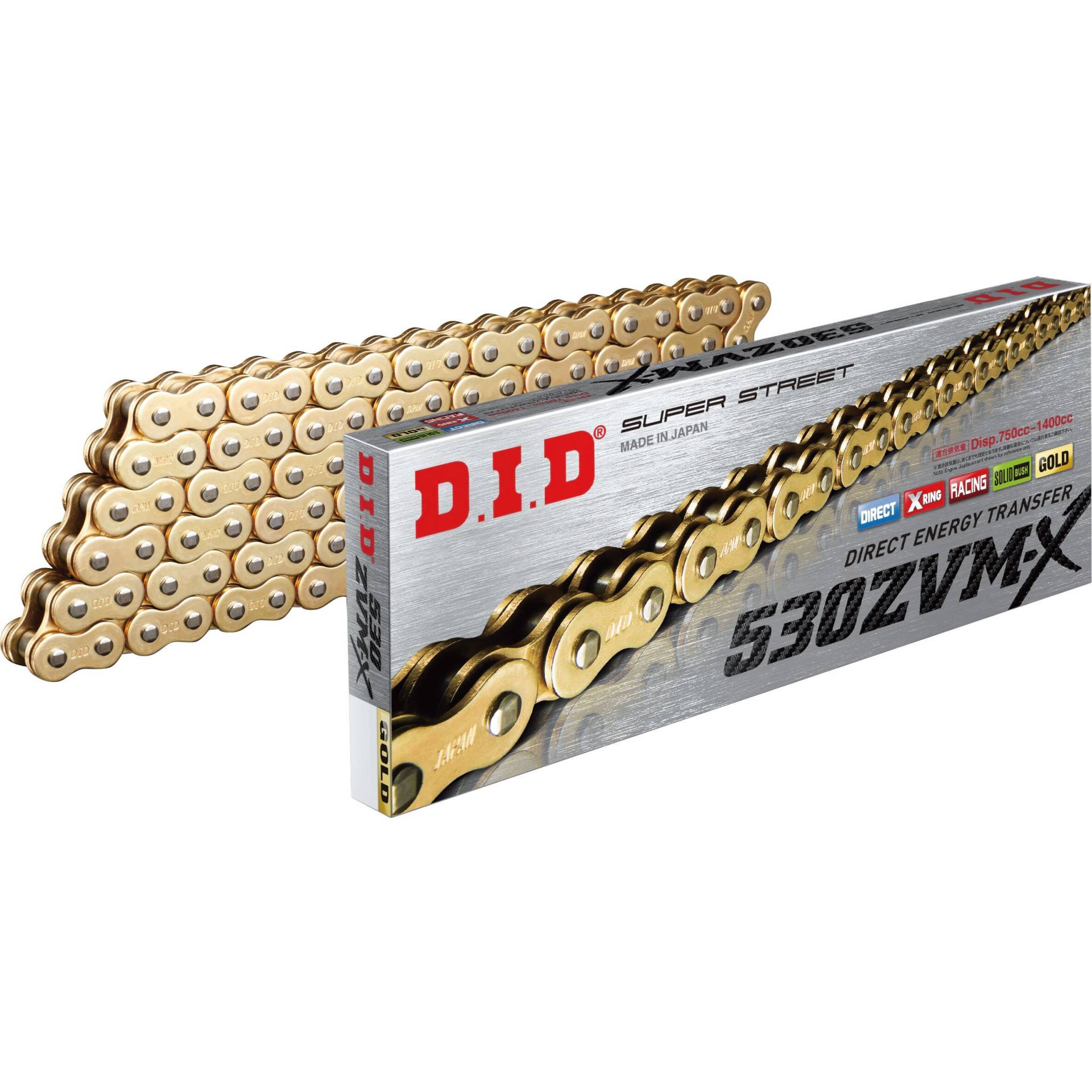 D.I.D. Kettenkit 530ZVM-X(G&G) Niet X 16/42/116 für CBR1000RR 08-16 von D.I.D.