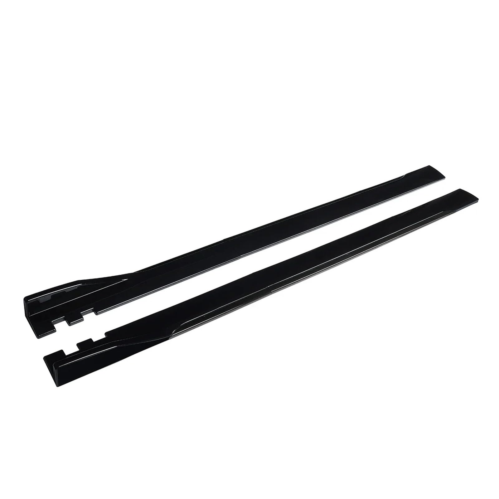 2m Auto Seitenschweller Splitter Verlängerung Schweller Panels Winglet Stoßstange Kompatibel for Civic -Accord 9TH 10TH -FIT -Jazz(Black) von DACOLWZING