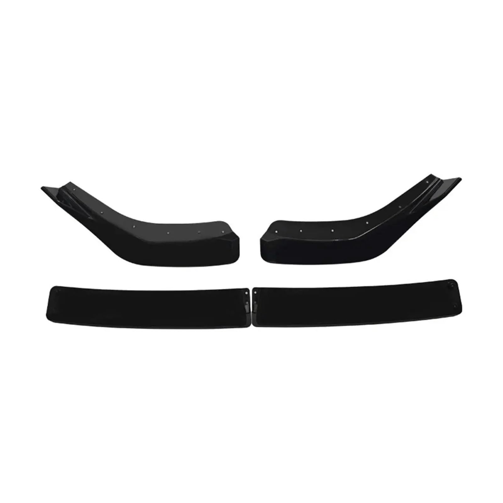 3Pcs Kompatibel for BMW X2 U10 2023 2024 2025 Seite Rock Spoiler Front Lip Diffusor Glänzend Schwarz von DACOLWZING