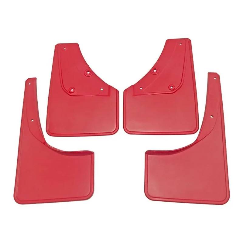 4 Stück Auto-Schmutzfänger Kompatibel for Suzuki -Jimny 2019 2020 2021 2022 2023 Kotflügel Kotflügel Schmutzfänger Schutz Spritzschutz Vorne Hinten(Red 4pcs) von DACOLWZING