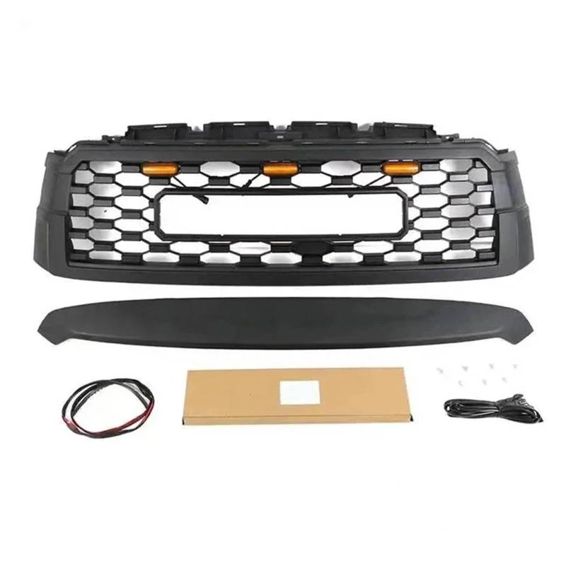 4x4 Offroad-Kühlergrill passend for Toyota -Sequoia 2019 2020 2021 mit hellschwarzem Auto-Frontstoßstangengrill Außenverkleidungsteile von DACOLWZING