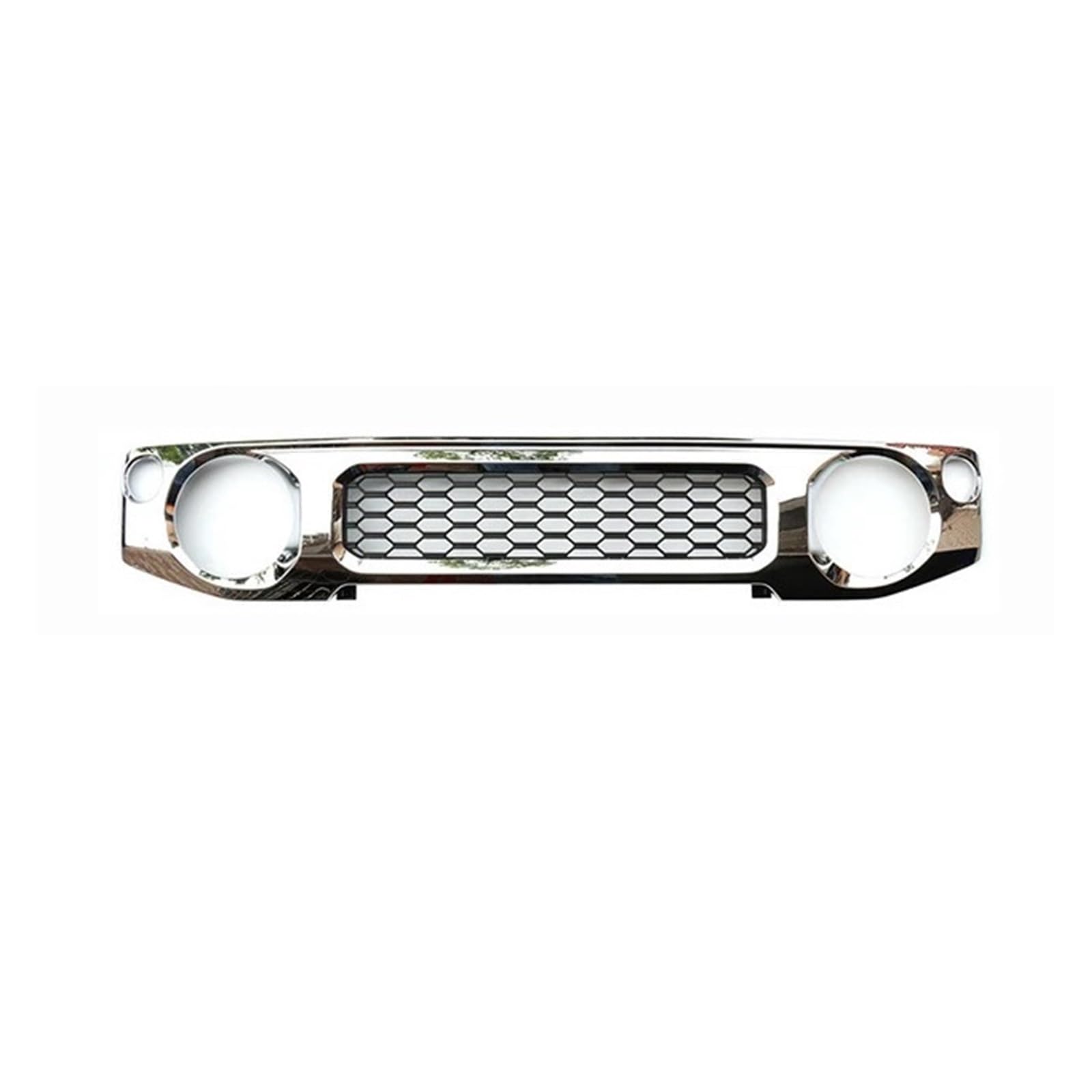 ABS-Auto-Kühlergrill, Auto-Frontstoßstangendekoration, Renngrills, Außenzubehör, kompatibel mit Suzuki -Jimny JB74 JB64 2019 2020 2023(Silvery) von DACOLWZING