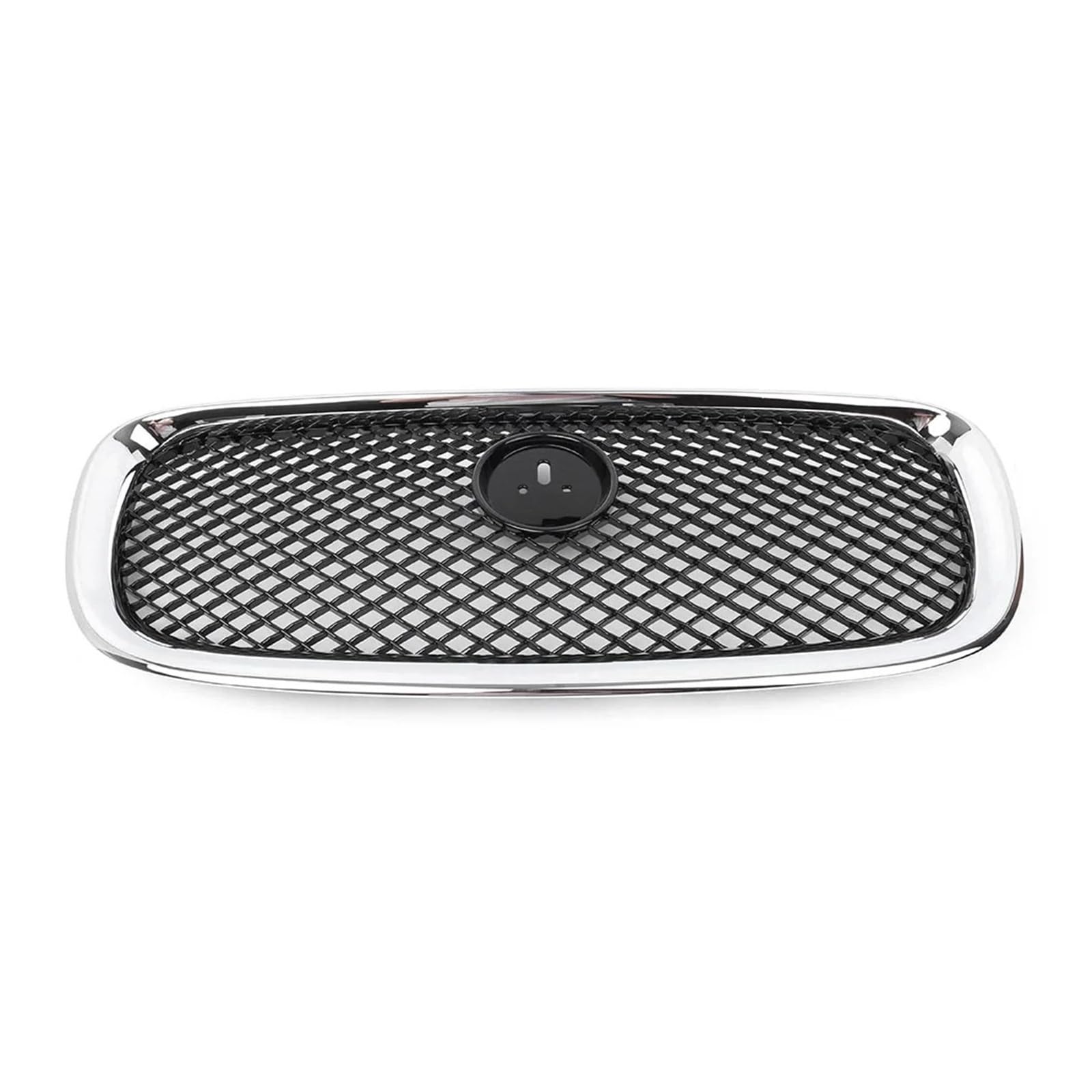 Auto-Frontstoßstangen-Obergrill, Netzgrill-Zubehör mit Logo, kompatibel for Jaguar -XF -XFR -X250 2012 2013 2014 2015 von DACOLWZING