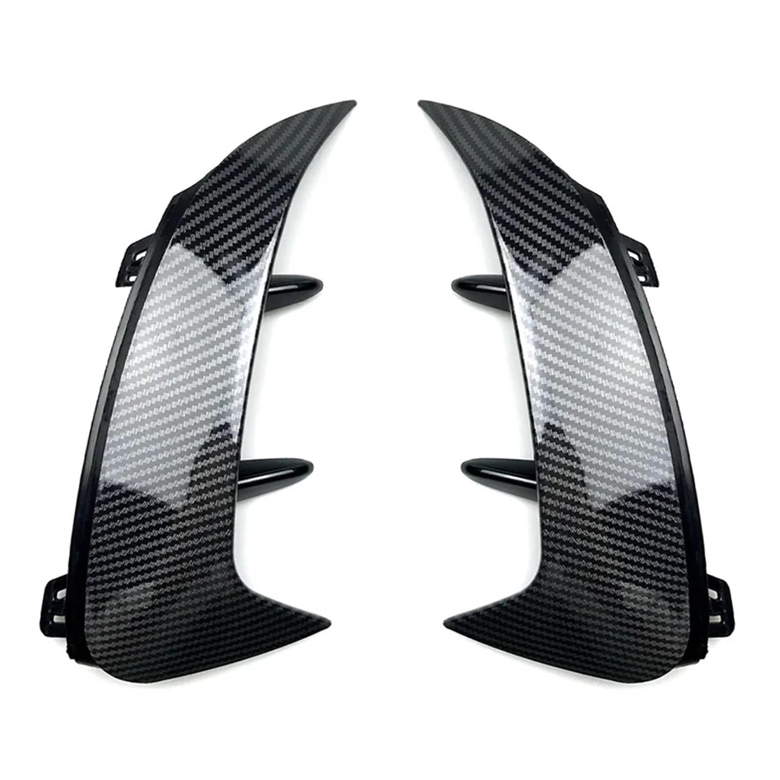 Auto Heckspoilerlippe Diffusor Splitter Kratzer Seitenschweller Schutzverkleidung Kompatibel for Mercedes -Benz W177 Limousine A180 A200 A35 AMG 2022(Carbon Fiber) von DACOLWZING