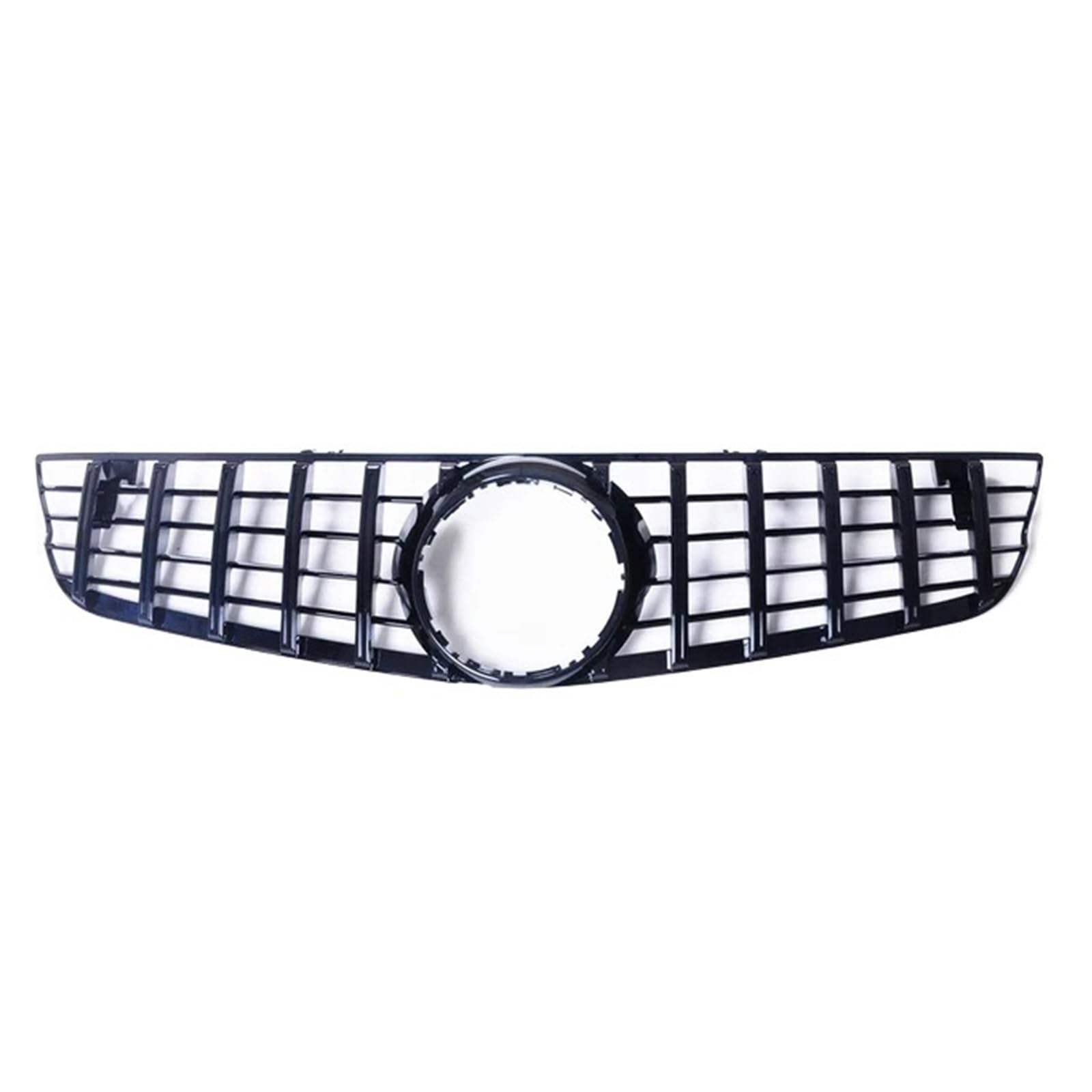 Auto Kühlergrill Grill Oberen Stoßfänger Haube Vent Mesh Grid Kompatibel for Mercedes -Benz R230 SL Klasse SL500 SL550 SL63 2009-2012(Black) von DACOLWZING