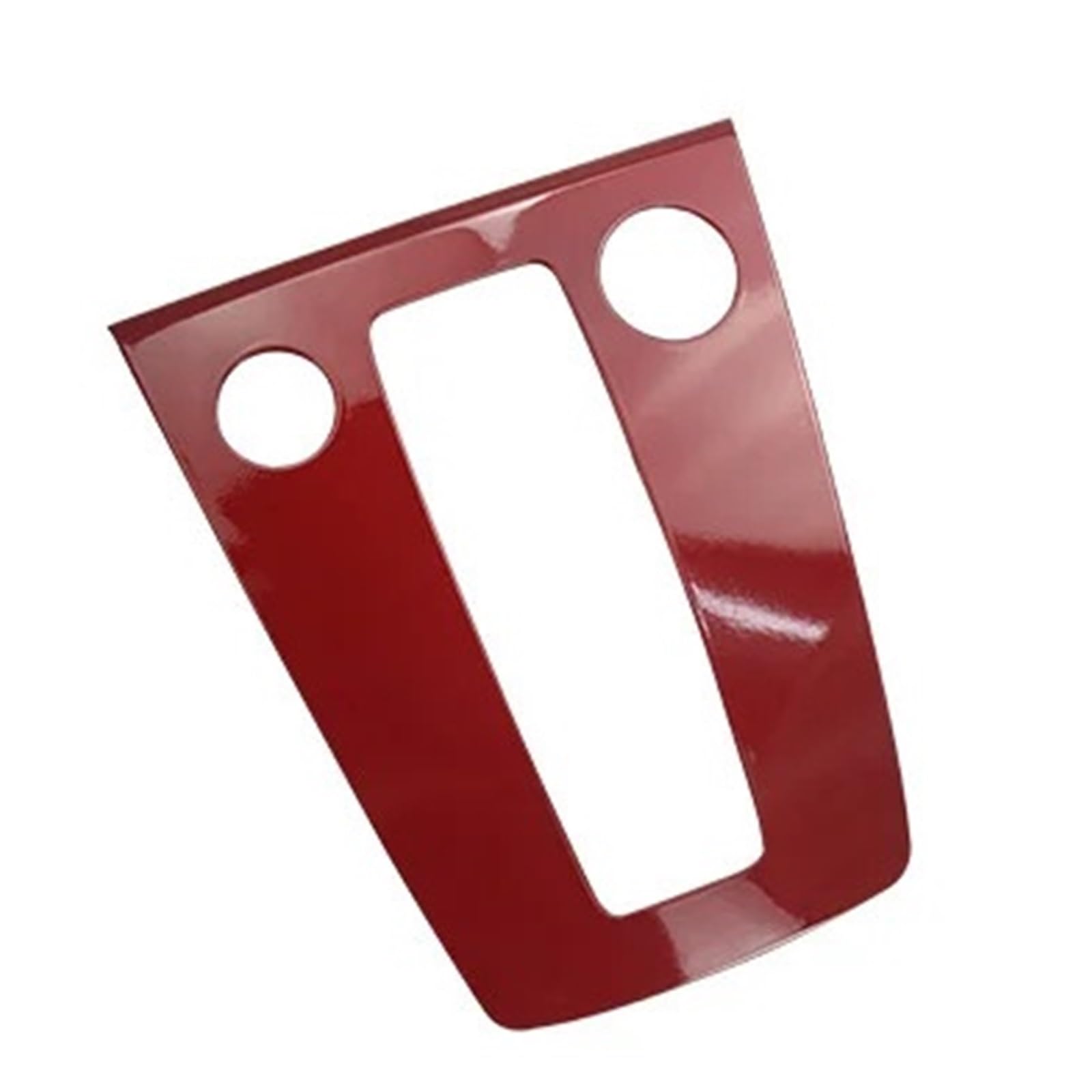 Auto-Styling Mittelkonsole Schalthebel Panel Dekoration Aufkleber Verkleidung Kompatibel for Audi A3 8Y 2021 2022 Carbon Fiber Innenausstattung(B Model Red) von DACOLWZING