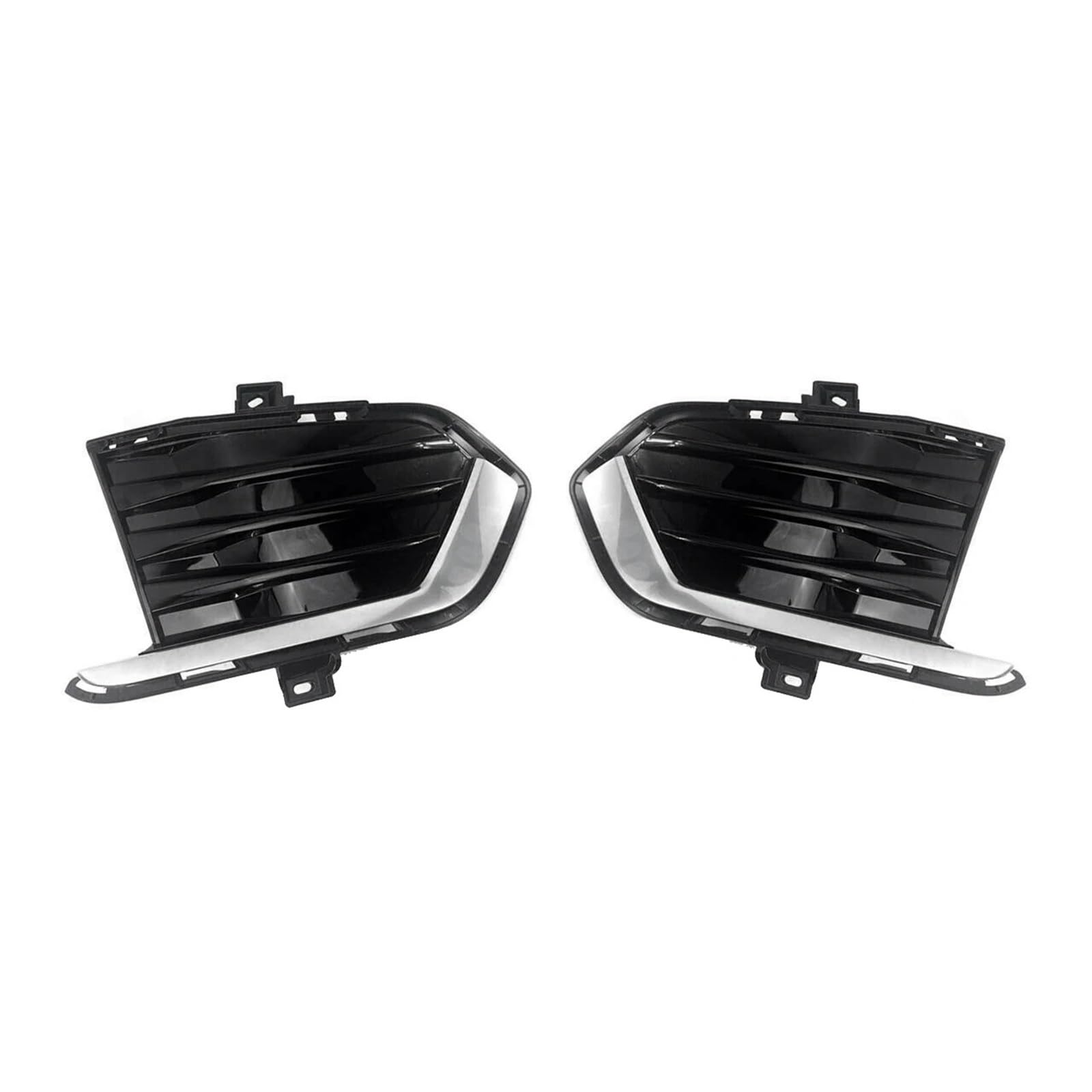 Auto vorne Links und rechts Nebelscheinwerfer Lampenblende Abdeckung Kühlergrill kompatibel for Cadillac -XT5 2017-2019 84107960 84107961 von DACOLWZING